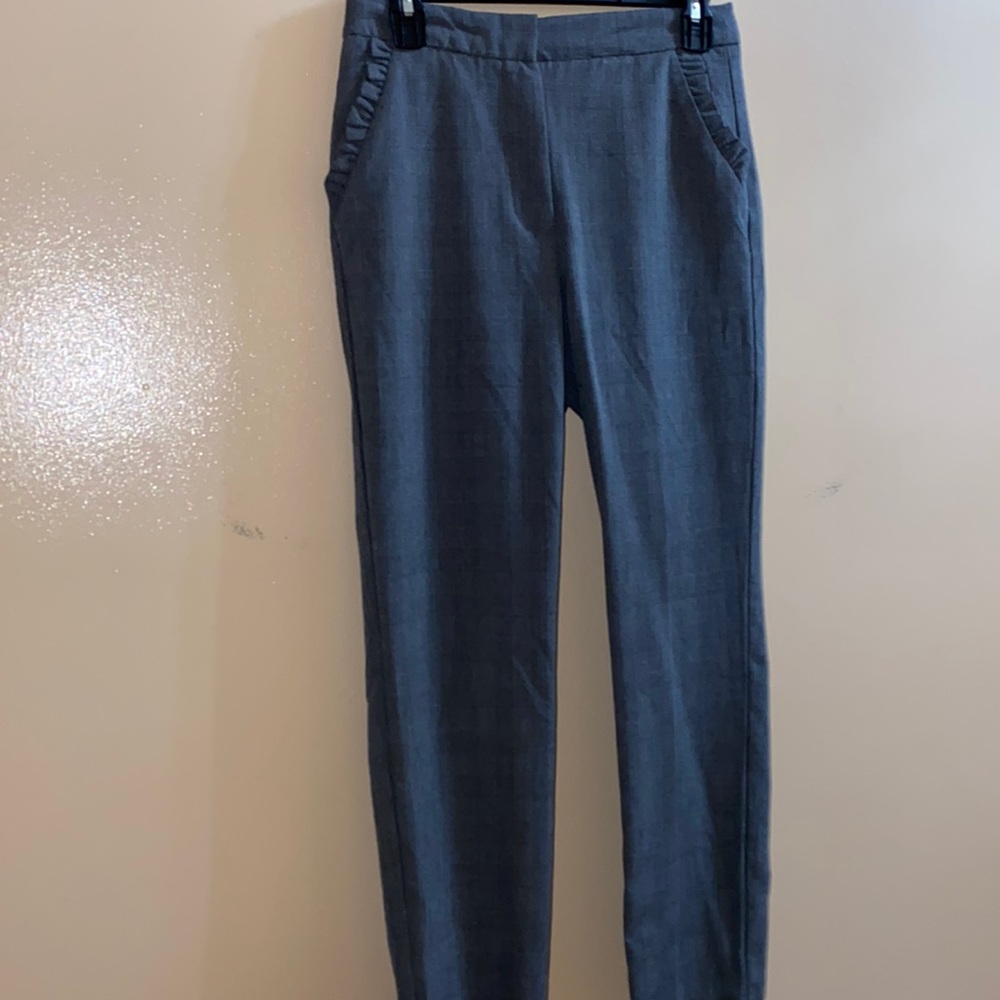 Women’s plaid trousers